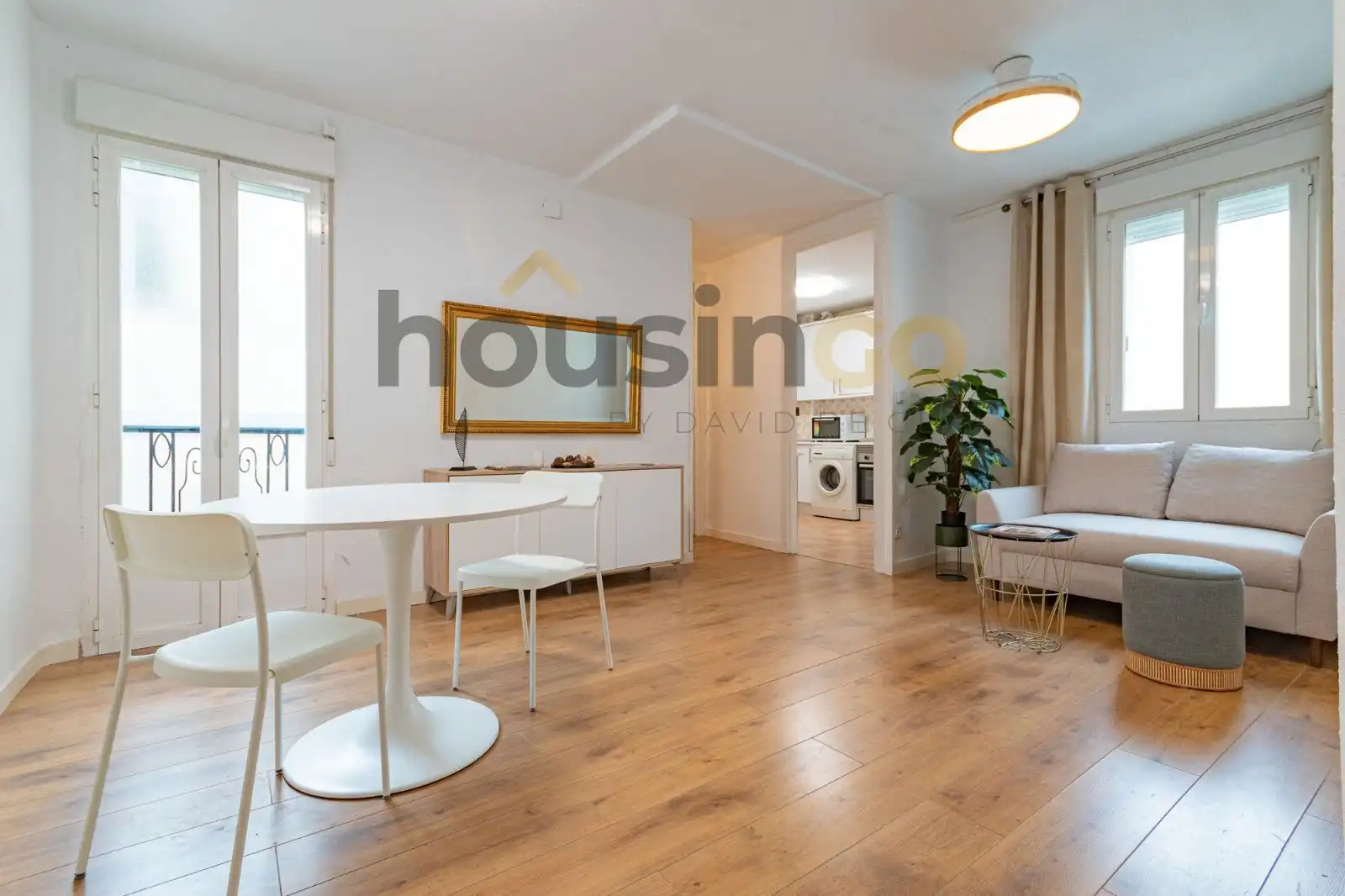 Sala d'estar de Pis de lloguer en Barrio de Salamanca