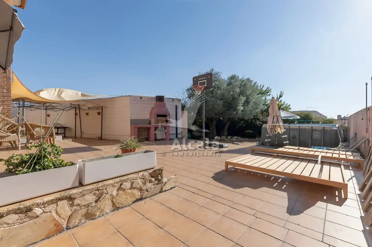 Terraza de Casa o chalet en venta en Los Santos de la Humosa con Calefacción y Trastero