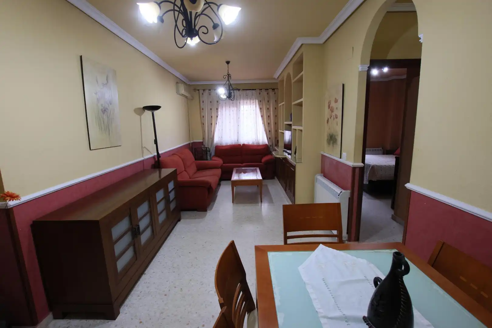 Sala de estar de Piso en venta en Badajoz con Aire acondicionado y Calefacción