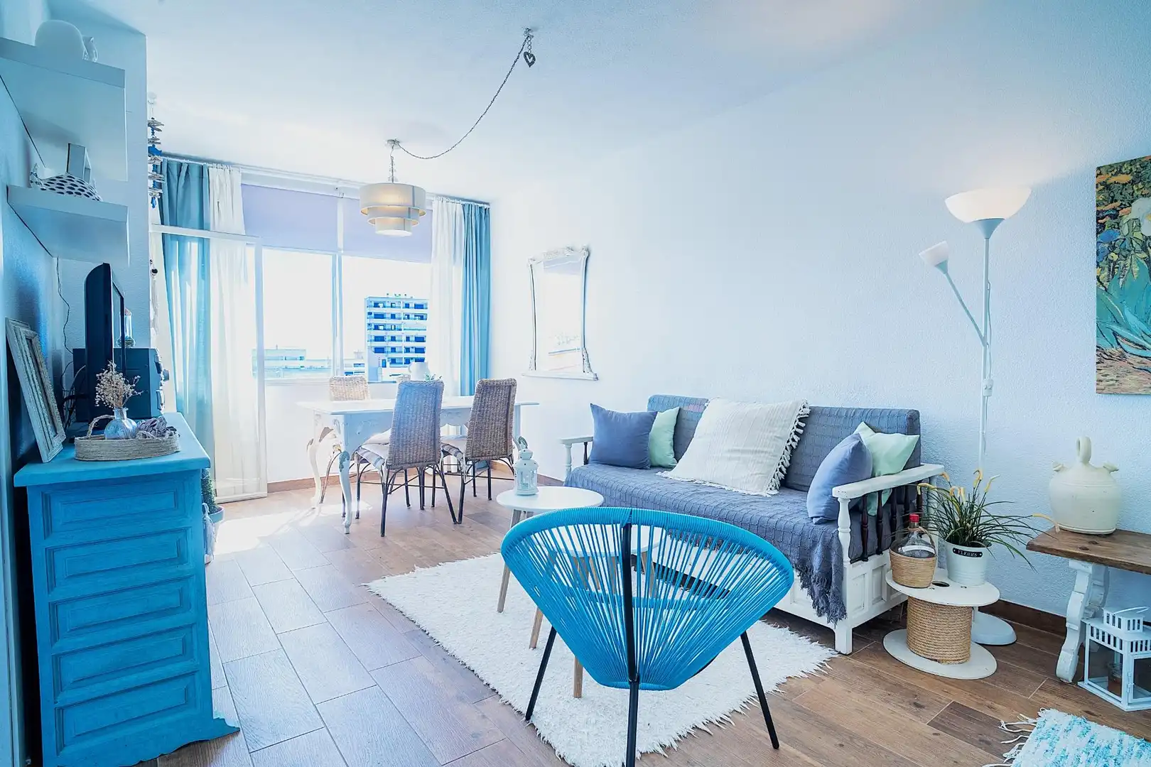 Living room of Apartments for sale in Oropesa del Mar / Orpesa  with Terrace and Furnished