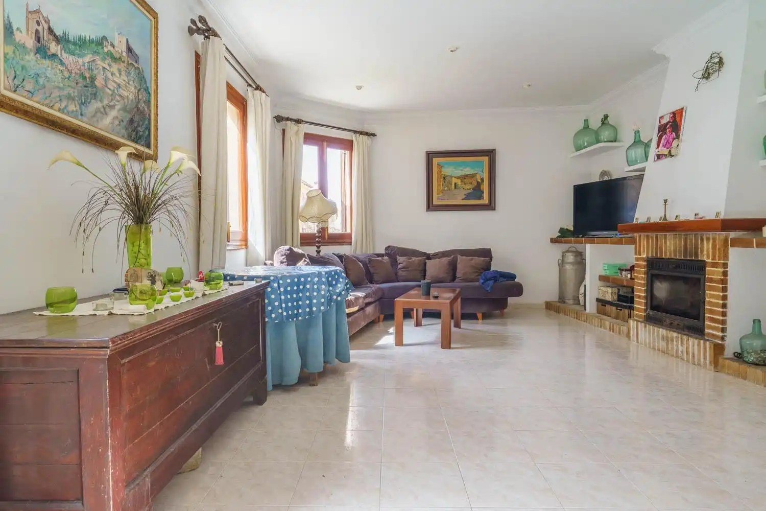 Sala d'estar de Casa o xalet en venda en Artà amb Traster i Balcó