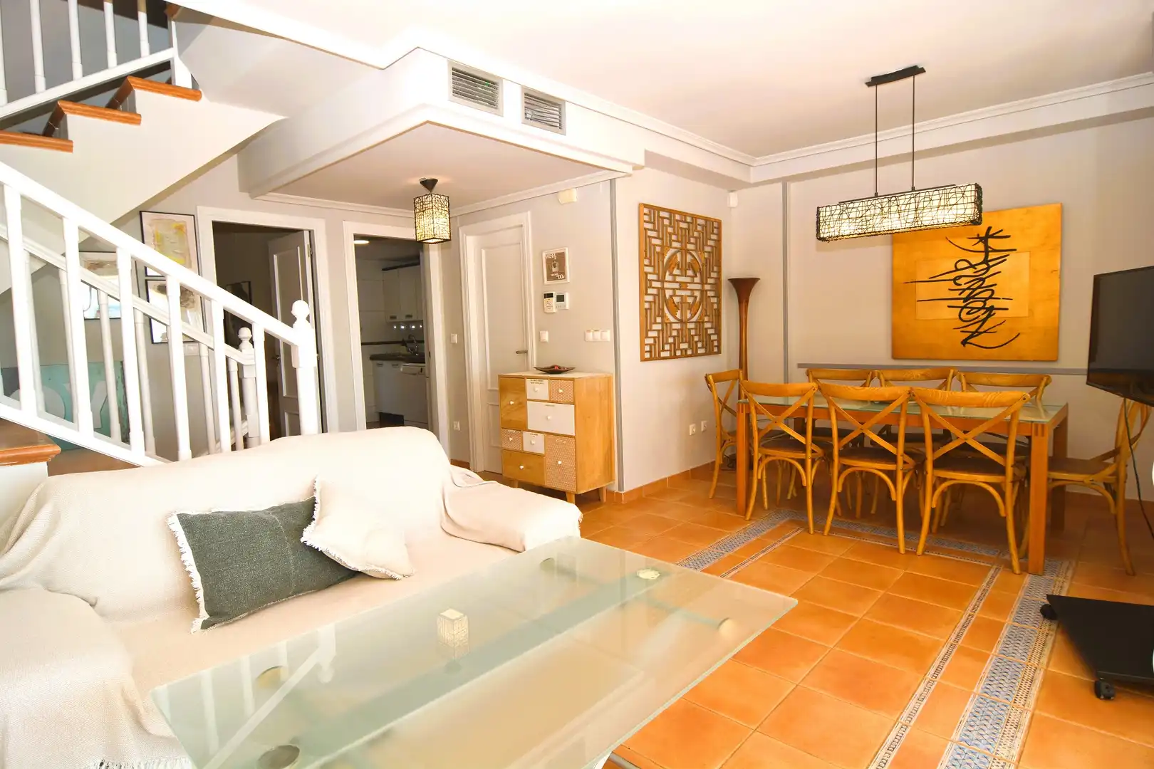 Sala d'estar de Planta baixa en venda en Orihuela amb Moblat i Piscina comunitària