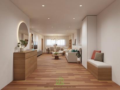 Living room of Flat for sale in  Murcia Capital  with Air Conditioner, Parquet flooring and Terrace