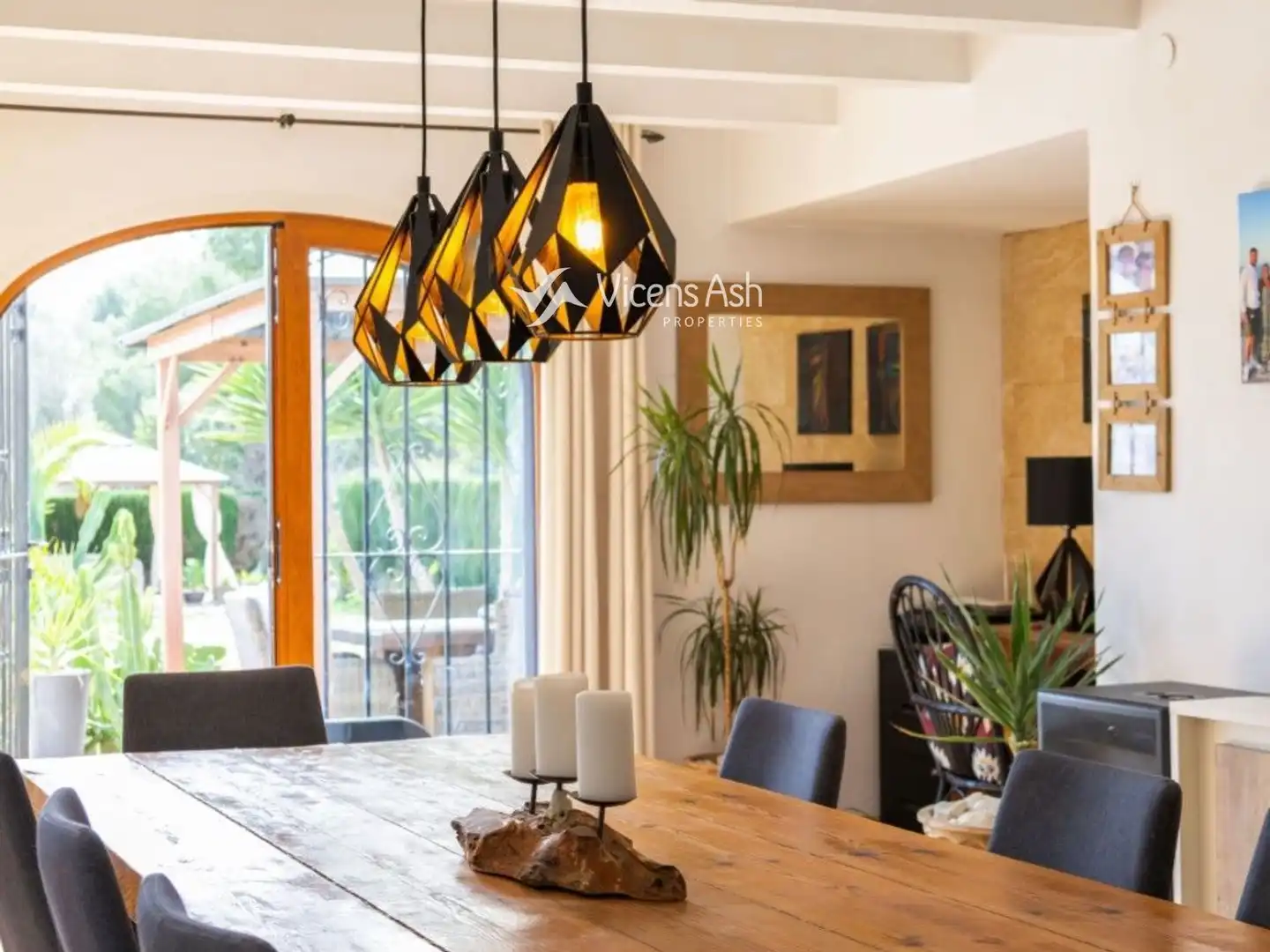 Dining room of Houses for sale in Jávea / Xàbia  with Air Conditioner, Terrace and Storage room