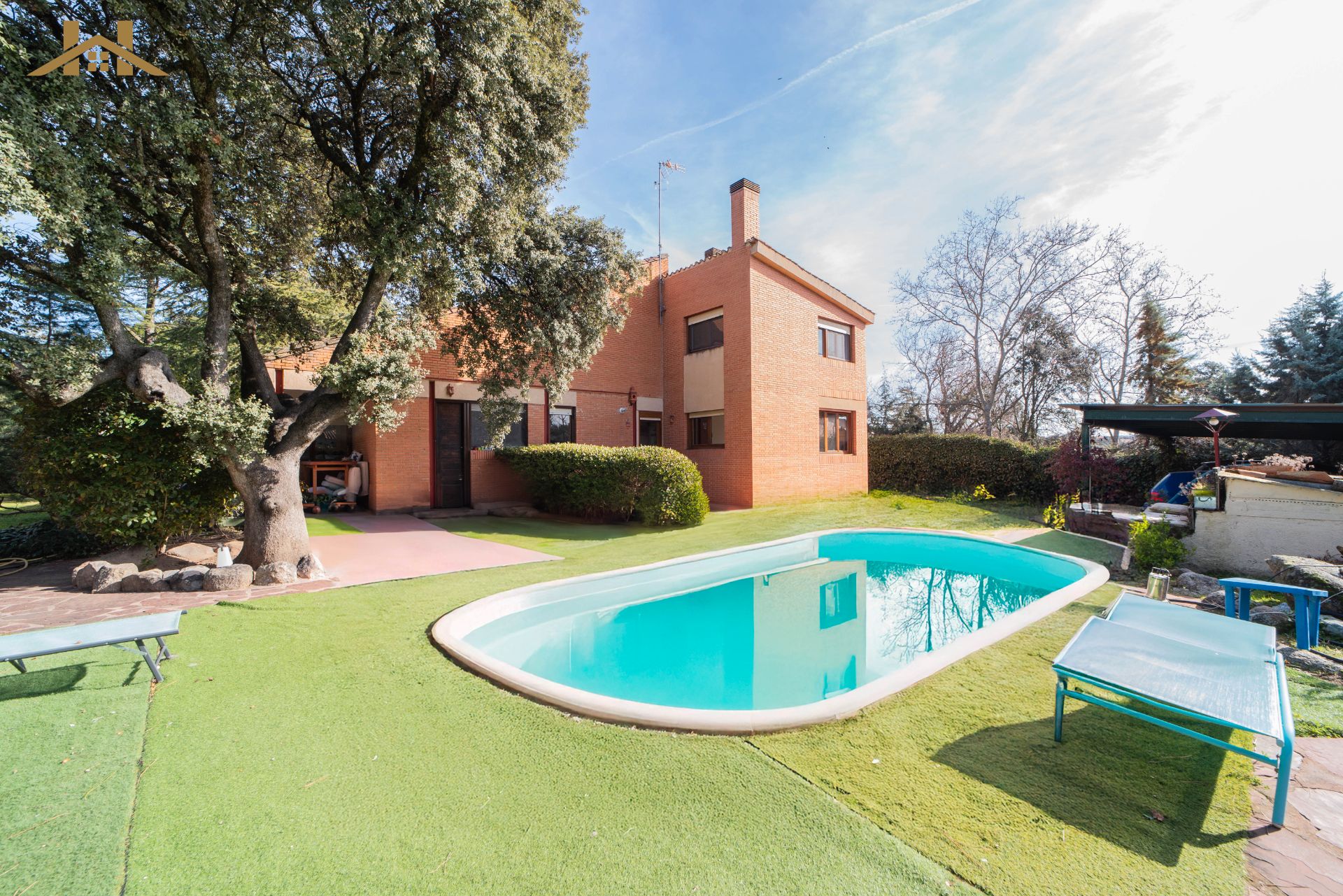 Garden of House or chalet for sale in El Escorial  with Heating, Private garden and Parquet flooring