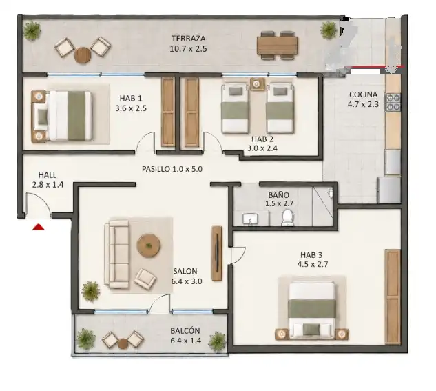 Flat with terrace for sale in Carrer del Iol, imagen 27