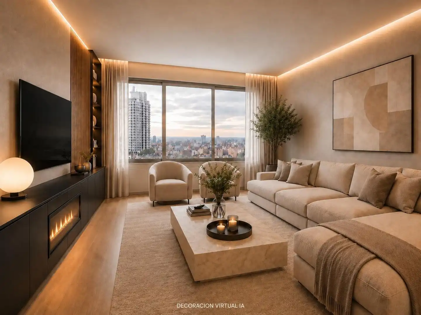 Sala de estar de Apartamento en venta en Madrid con Calefacción