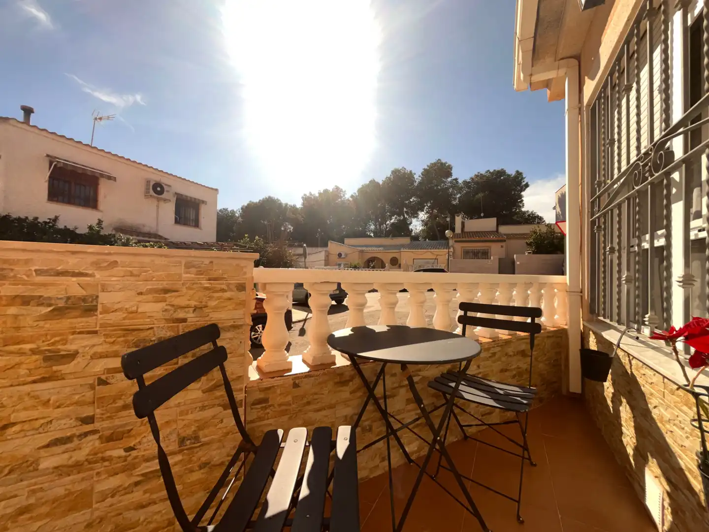 Terraza de Casa adosada en venta en Cartagena con Aire acondicionado, Calefacción y Jardín privado