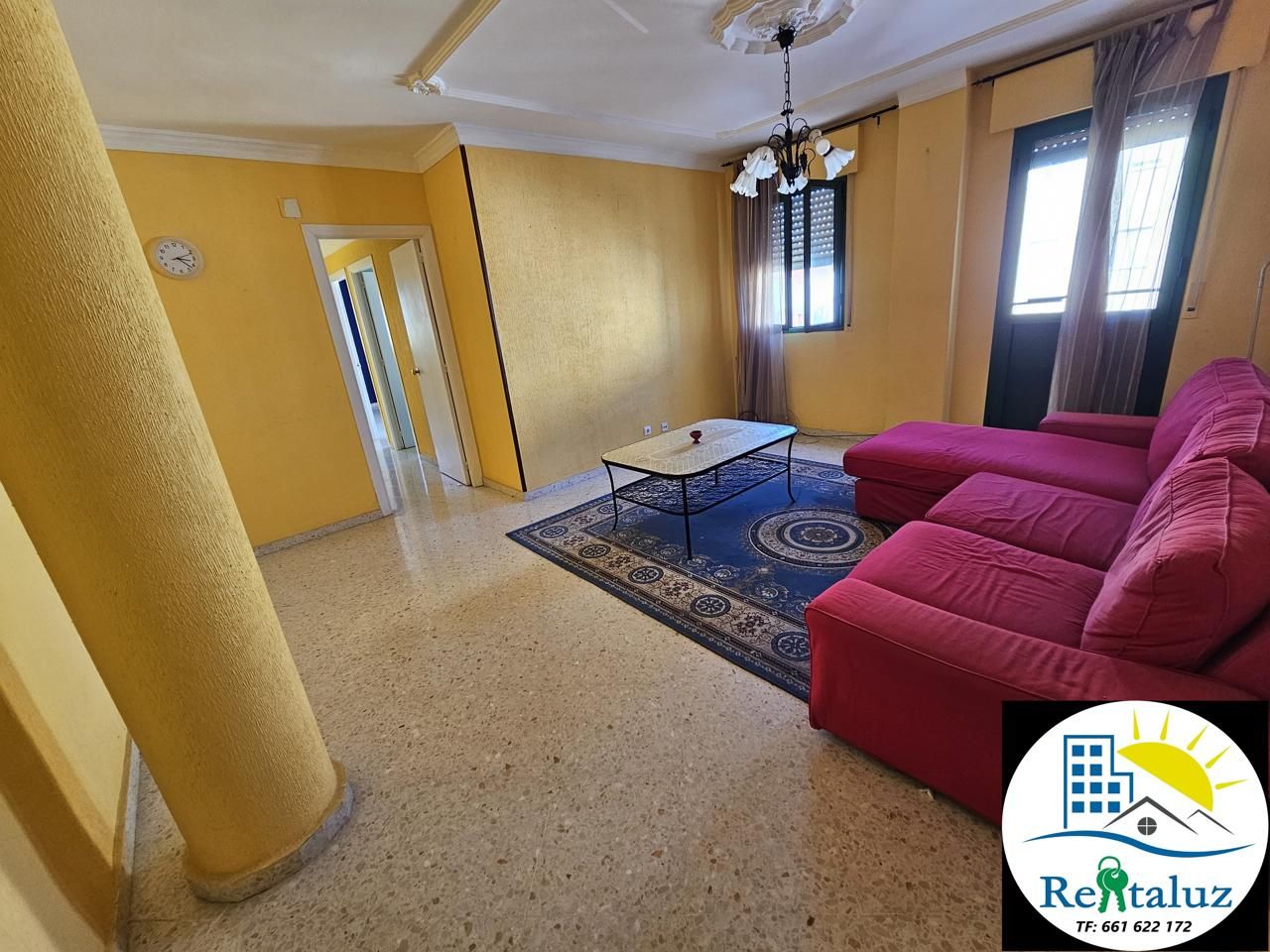 Living room of Flat for sale in Lebrija  with Storage room