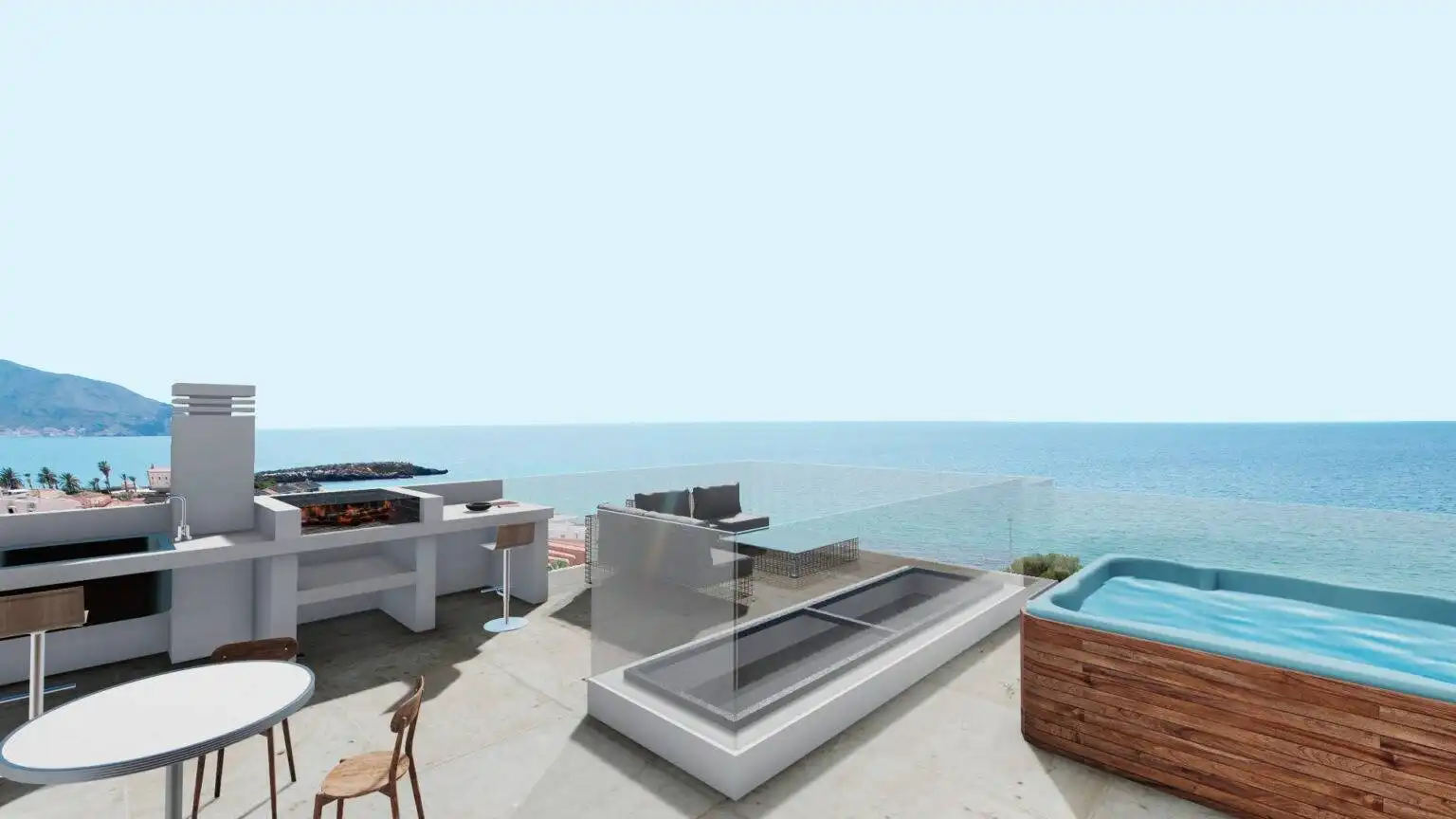 Terrace of Apartments for sale in Cartagena  with Heating, Terrace and Furnished