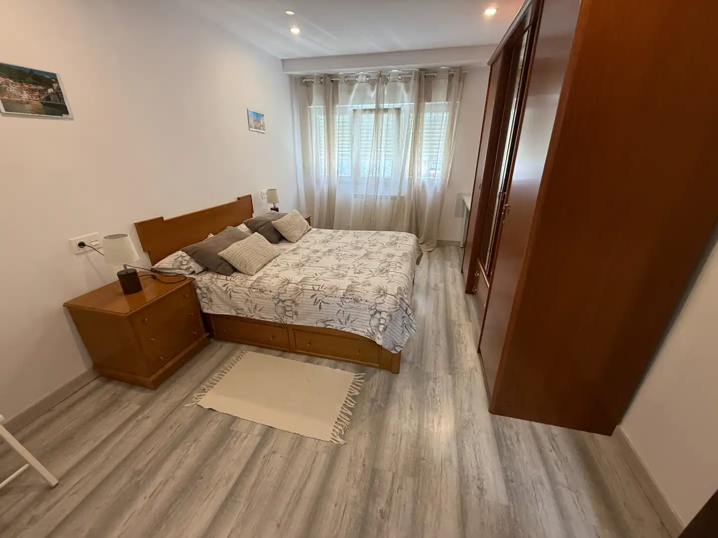 Bedroom of Flat for sale in Gijón   with Heating and Furnished