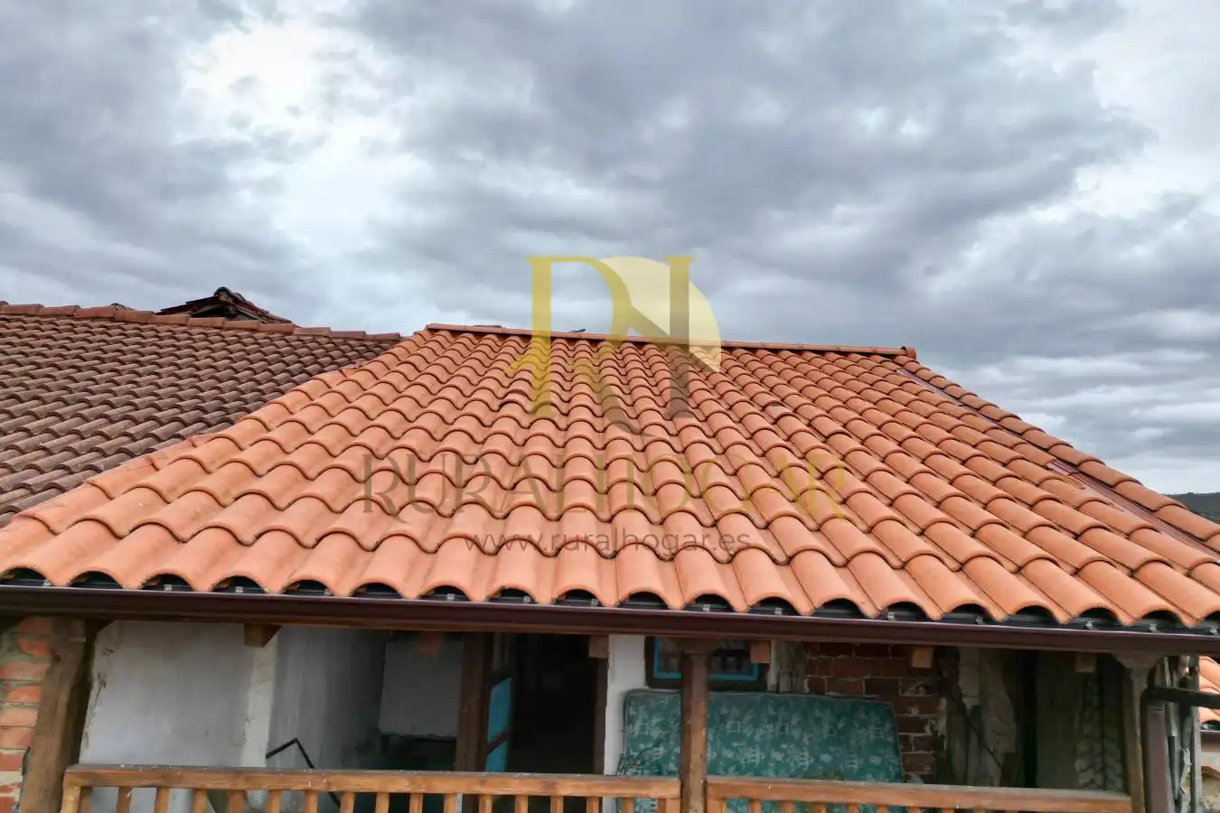 Vista exterior de Casa adosada en venta en Llamas de la Ribera con Terraza