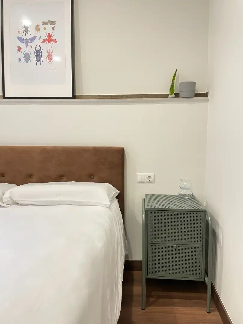 Bedroom of Flat for rent in Madrid  with Heating, Furnished and Washing machine