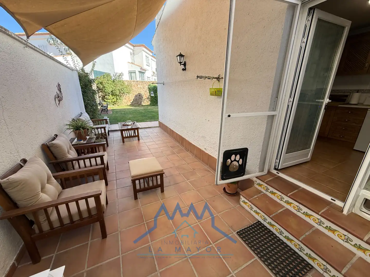Jardín de Casa adosada en venta en Santa María - Pio XII