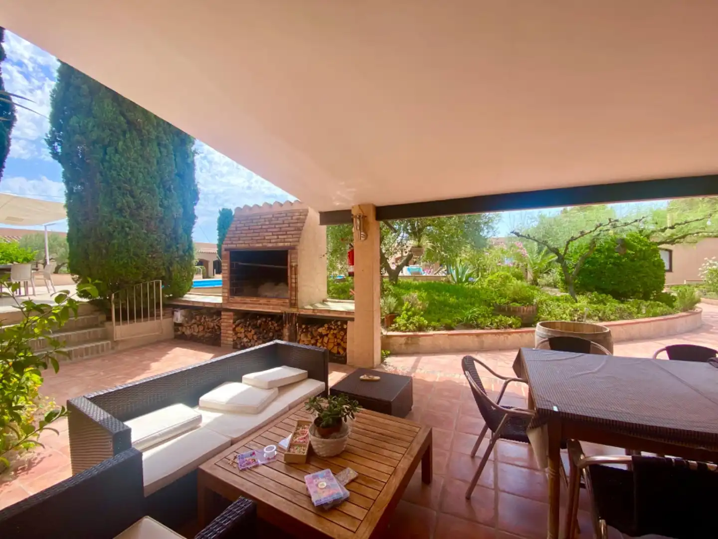 Garden of Commercial properties for sale in El Molar (Tarragona)  with Air Conditioner
