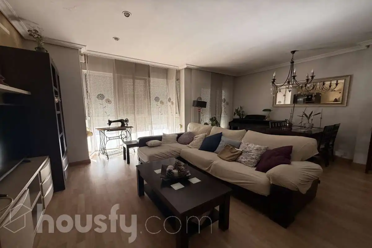 Wohnzimmer von Maisonette zur Miete in Madrid mit Klimaanlage, Heizung und Terrasse