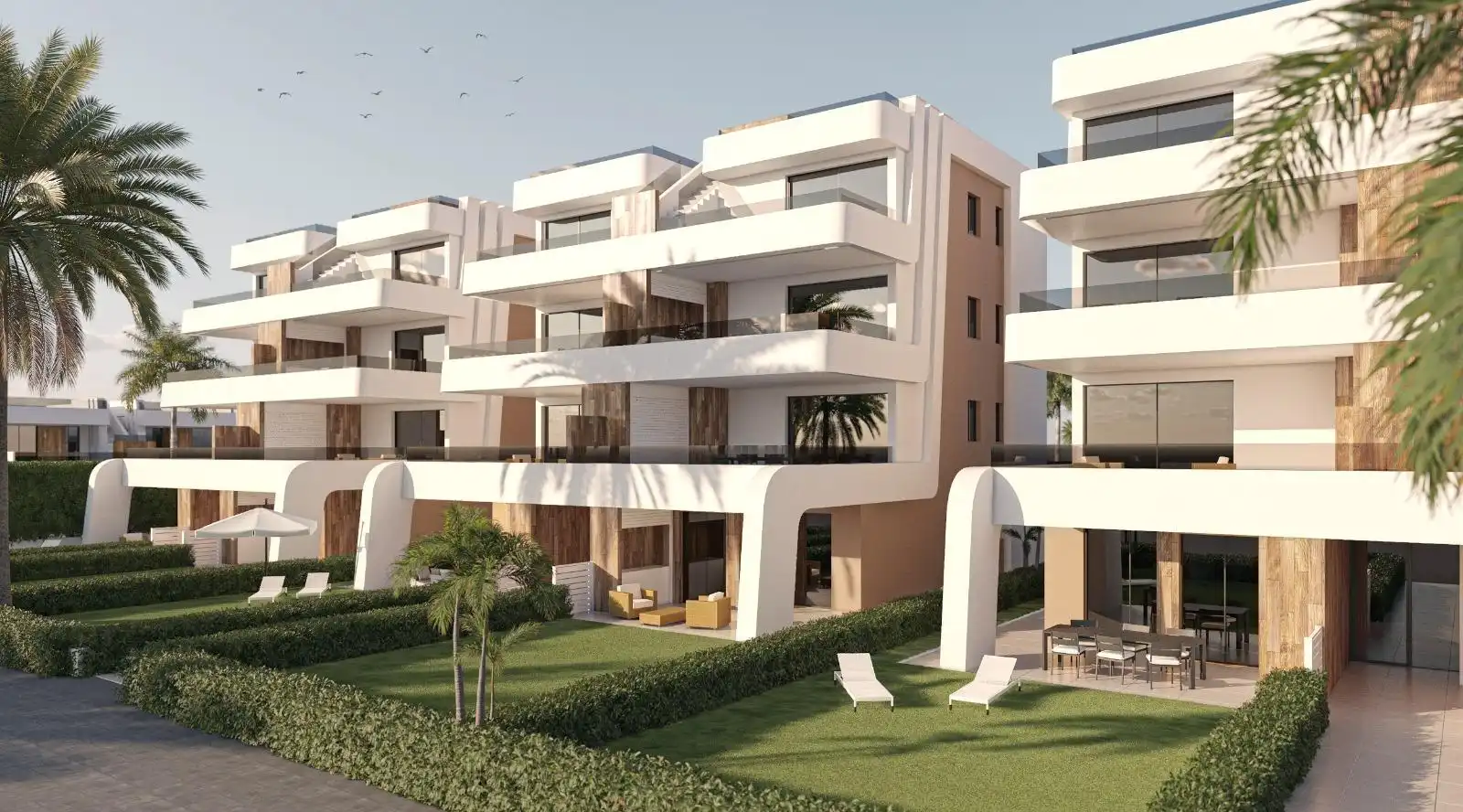 Vista exterior de Apartamento en venta en Alhama de Murcia con Aire acondicionado, Jardín privado y Terraza