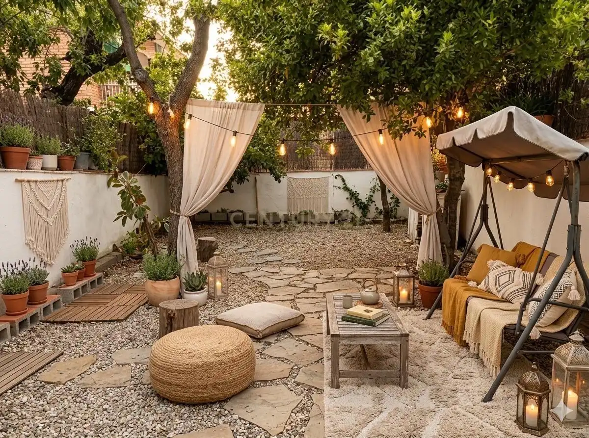 Terraza de Casa adosada en venta en Barcelona con Aire acondicionado, Jardín privado y Trastero