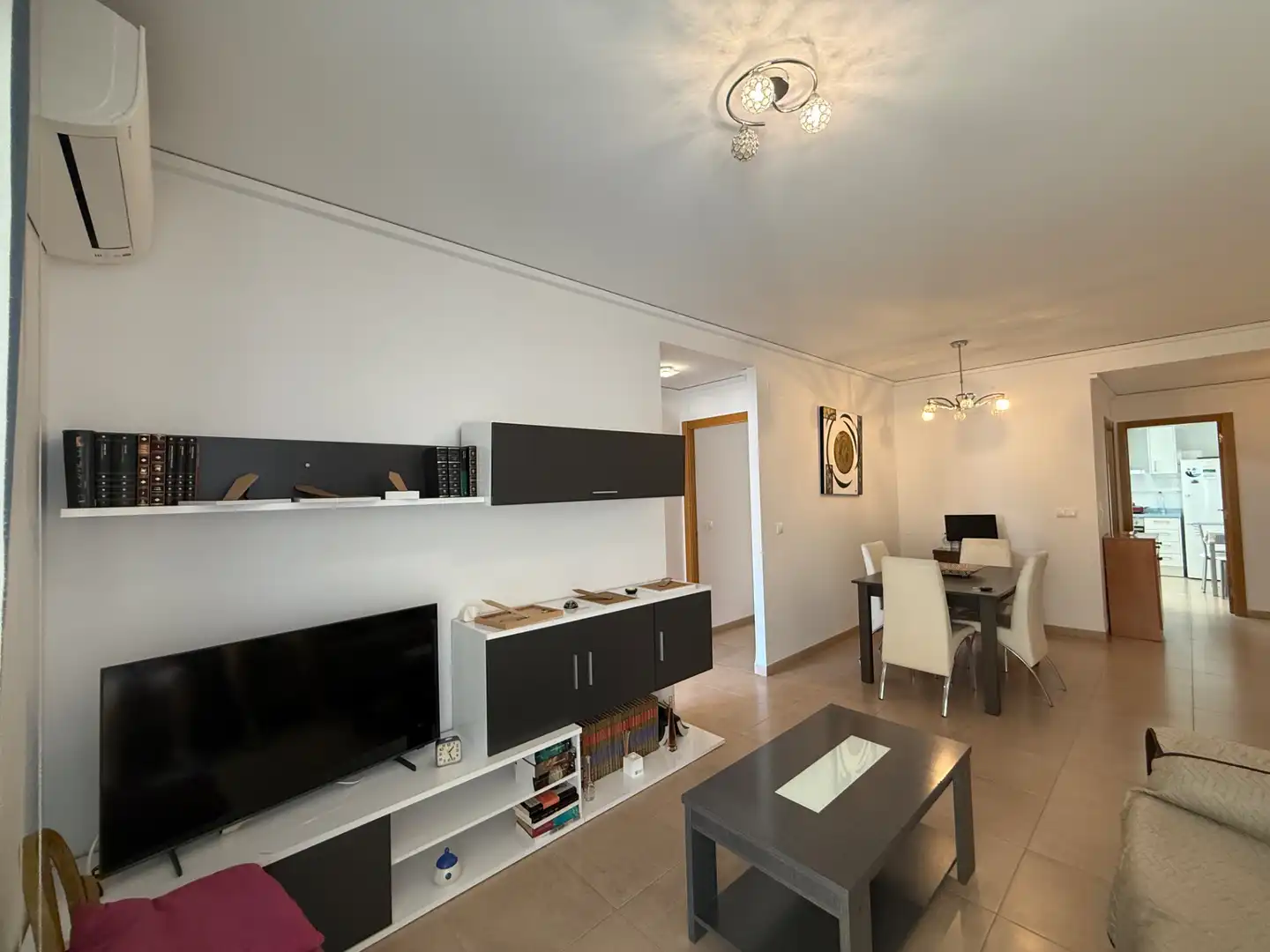 Living room of Flat for sale in Dénia  with Air Conditioner, Heating and Terrace
