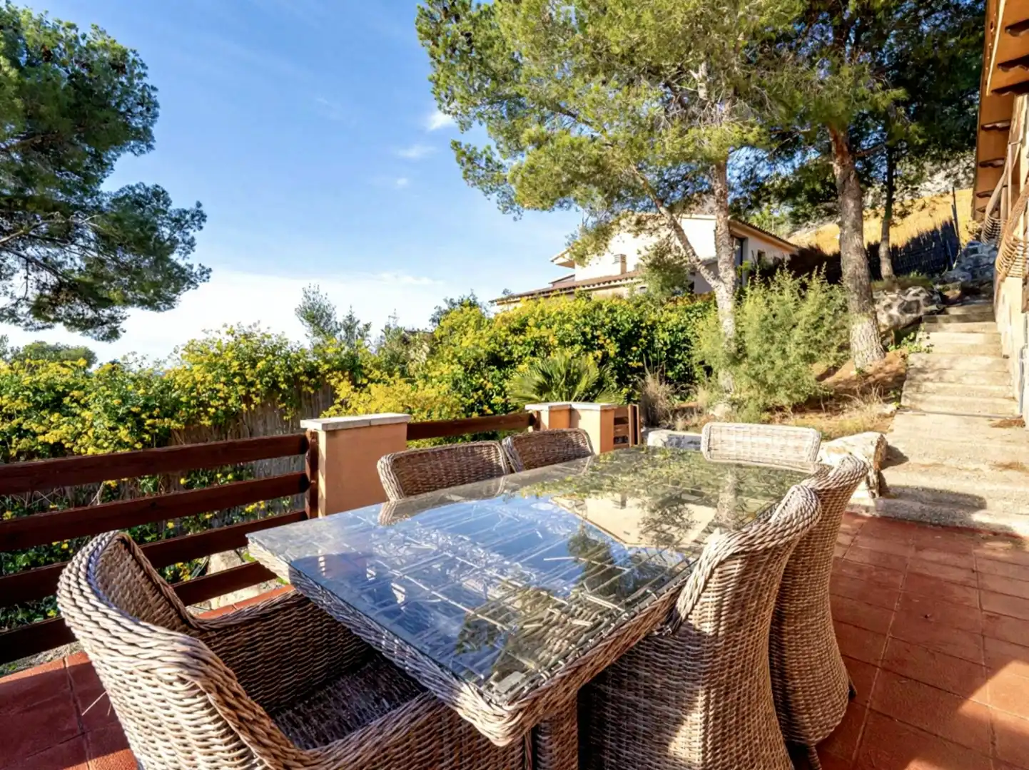 Terraza de Casa o chalet en venta en Roda de Berà con Aire acondicionado, Calefacción y Jardín privado