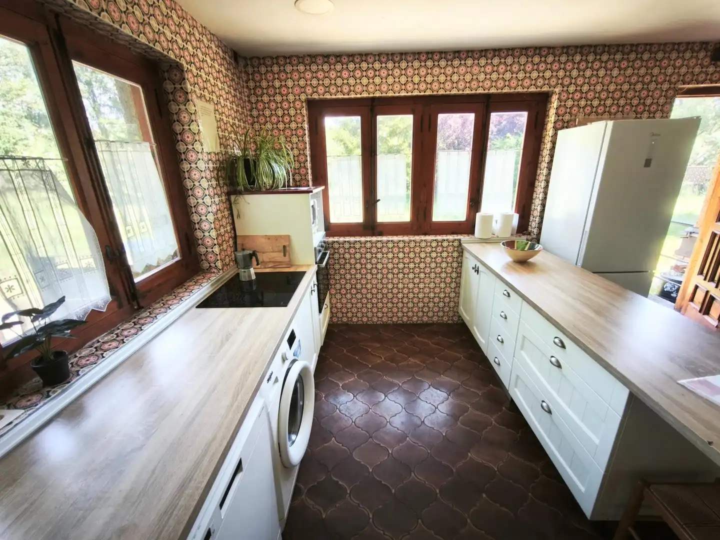 Cocina de Casa o chalet en venta en San Andrés del Rabanedo con Calefacción, Terraza y Piscina