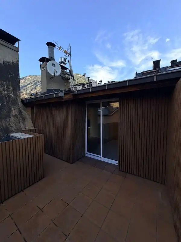 Terraza de Piso de alquiler en Encamp con Aire acondicionado, Calefacción y Parquet