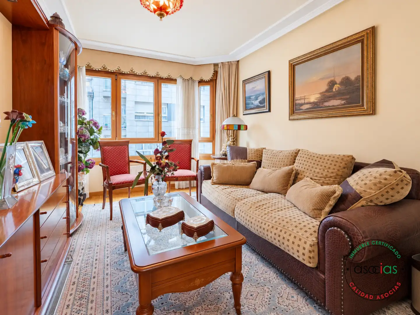 Sala de estar de Piso en venta en Gijón  con Calefacción y Parquet