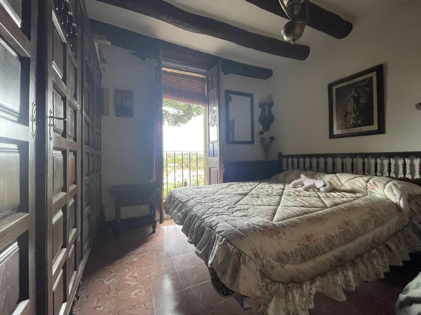Schlafzimmer von Einfamilien-Reihenhaus zum Verkauf in Santa Maria d'Oló mit Heizung und Terrasse