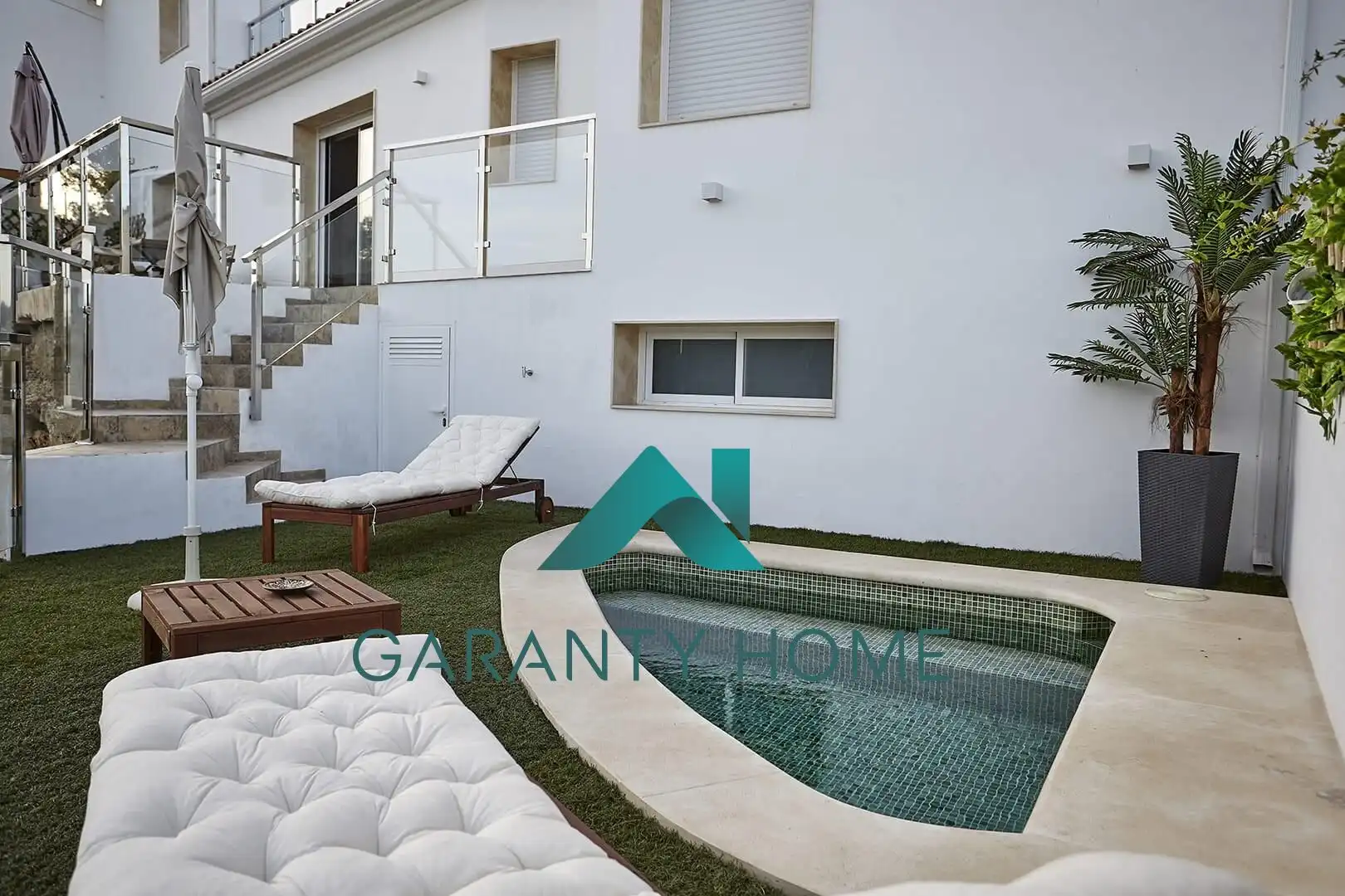 Garden of Houses for rent in Iznájar  with Air Conditioner, Terrace and Jacuzzi