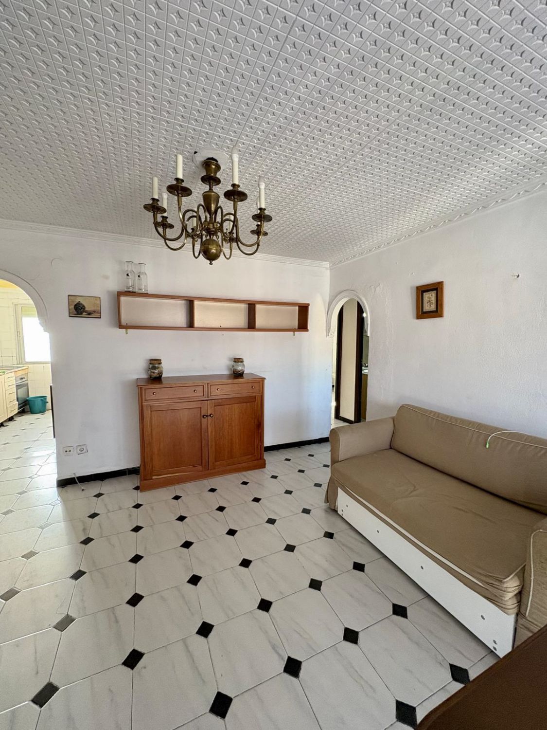 Sala d'estar de Pis en venda en San Juan de Aznalfarache amb Aire condicionat, Calefacció i Terrassa