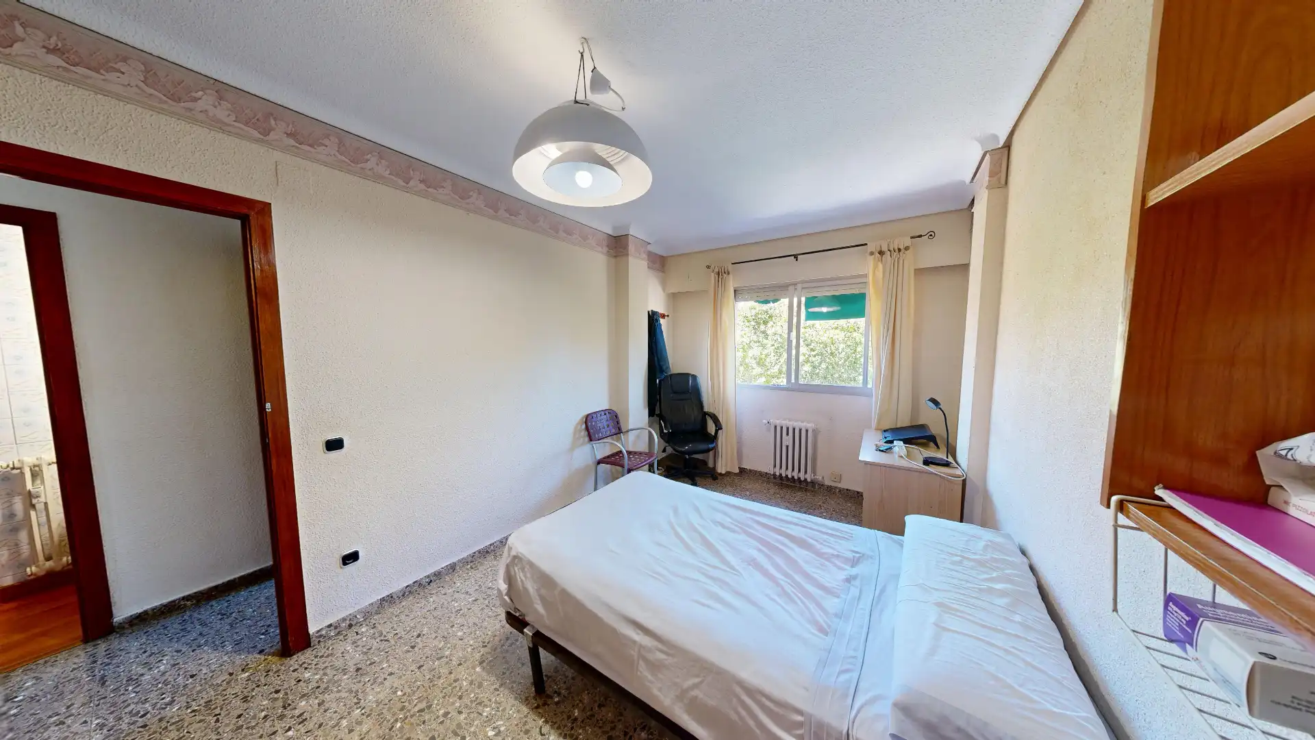 Bedroom of Flat for sale in Albacete  with Air Conditioner, Heating and Furnished