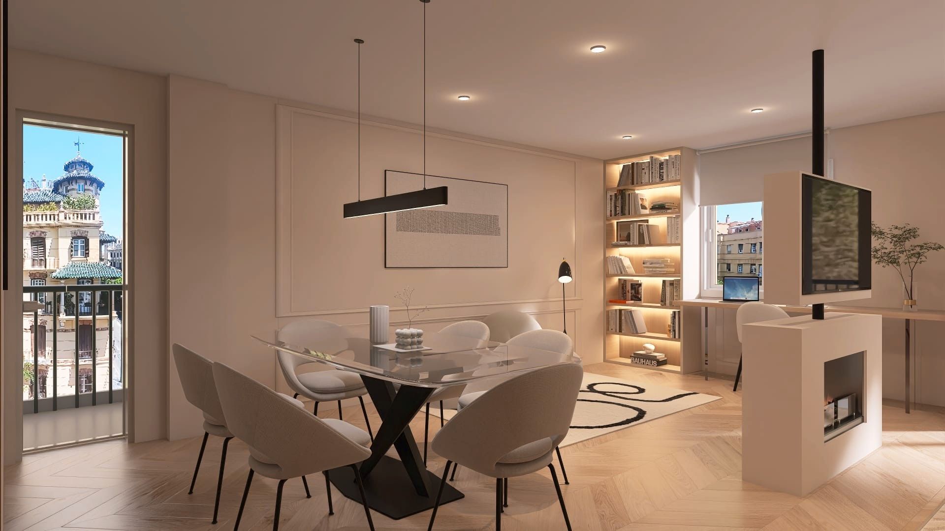 Sala de estar de Piso en venta en Málaga Capital con Aire acondicionado, Calefacción y Terraza