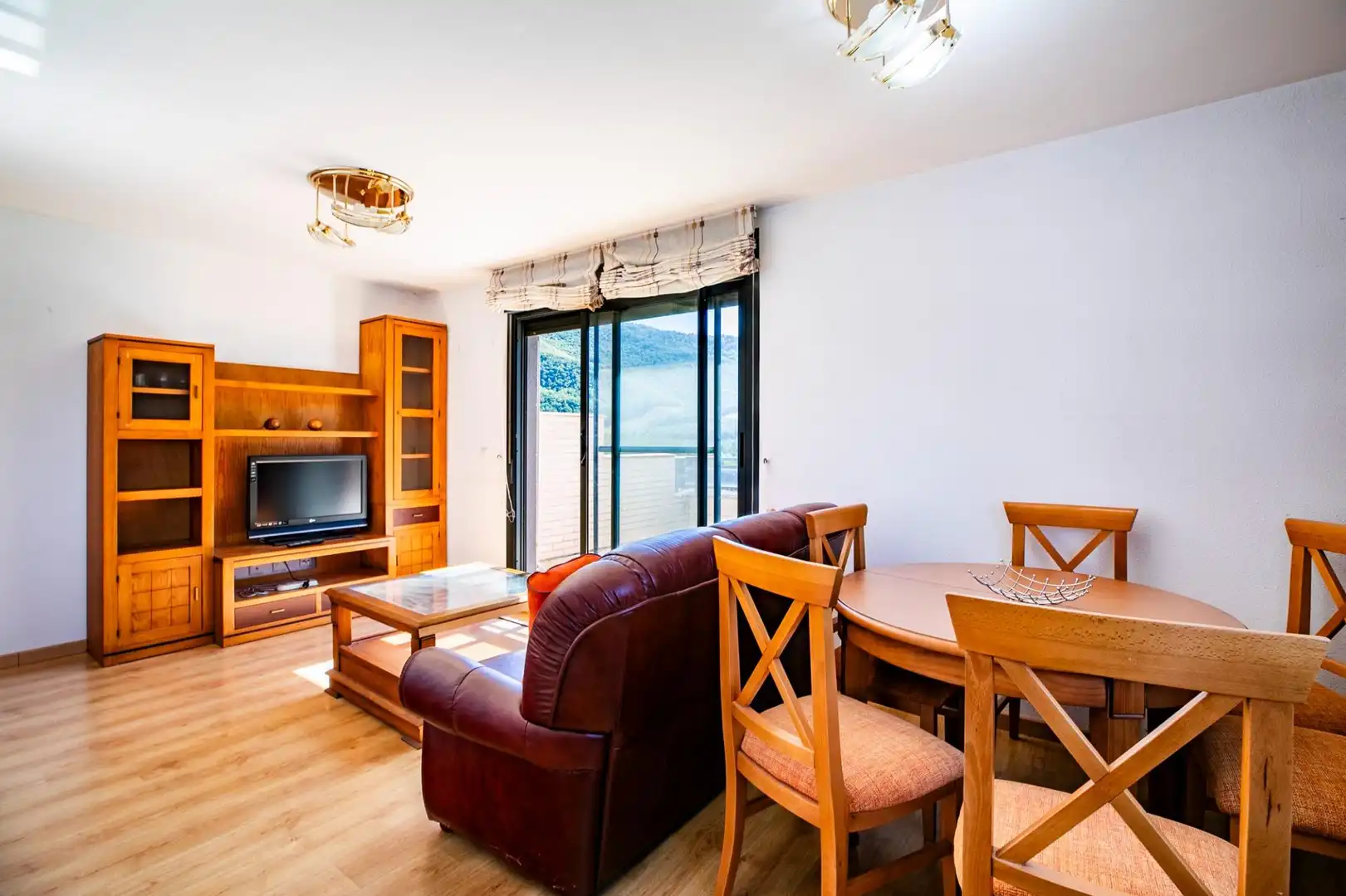 Living room of Flat for sale in Sabiñánigo  with Heating, Terrace and Storage room