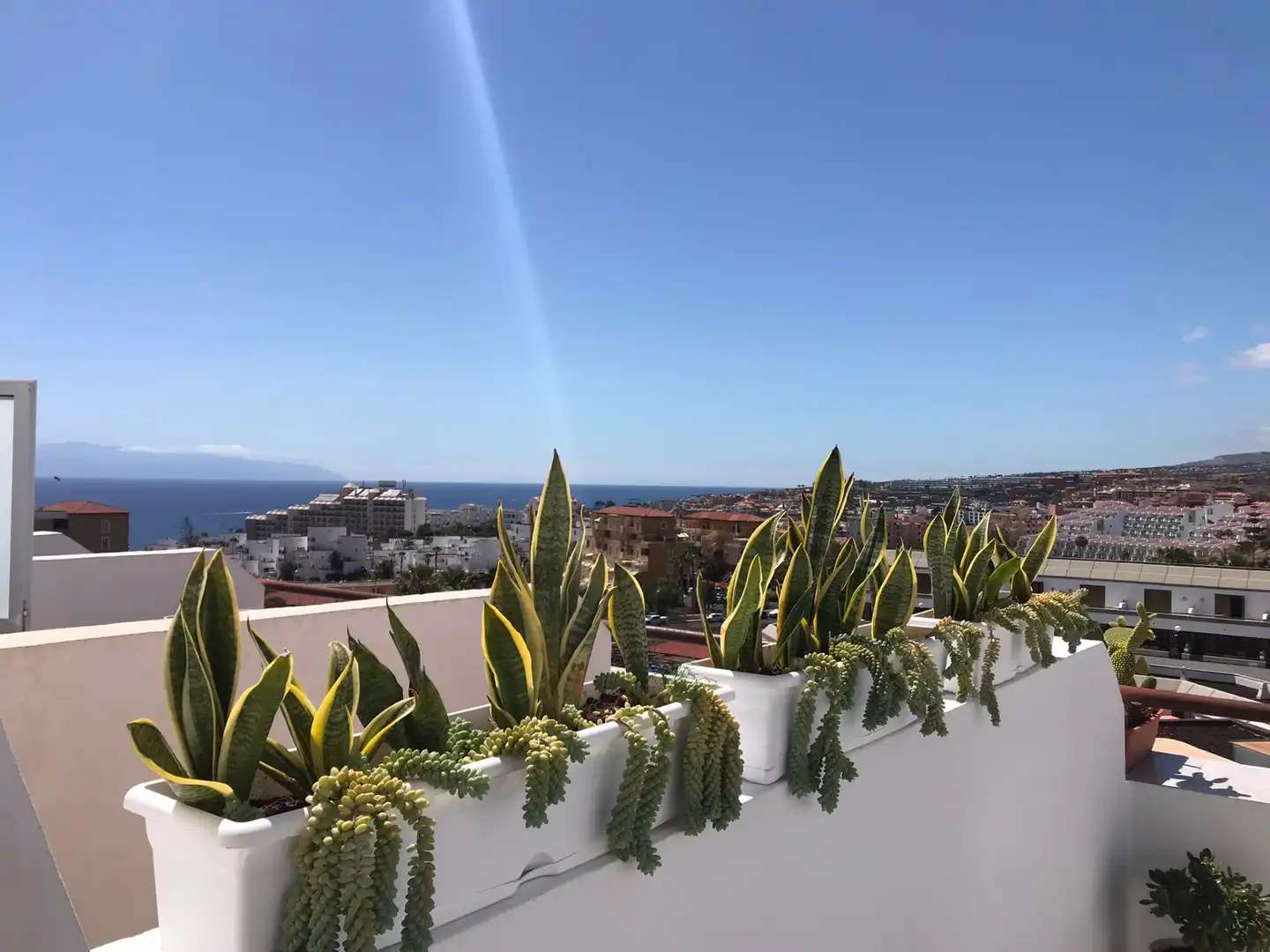 Terraza de Apartamento de alquiler en Adeje con Terraza, Amueblado y Lavadora