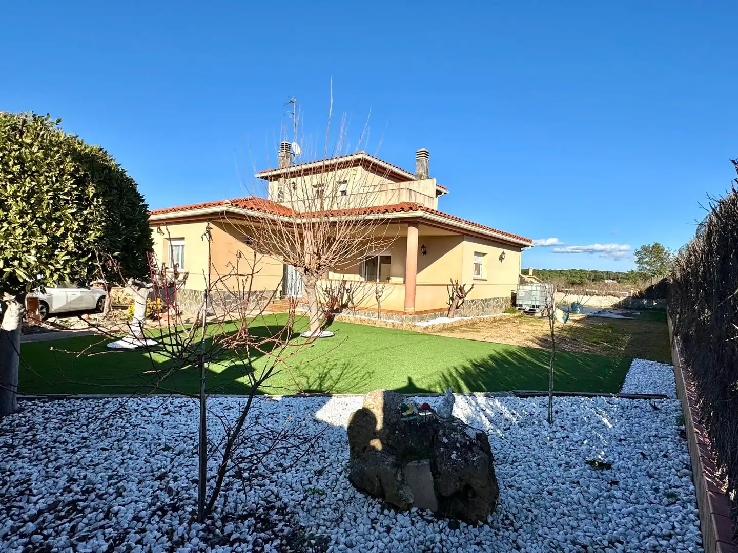 Vista exterior de Casa o xalet en venda en Vidreres amb Calefacció, Jardí privat i Terrassa