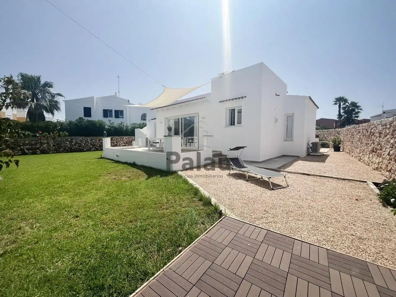 Vista exterior de Casa o chalet en venta en Ciutadella de Menorca con Aire acondicionado, Jardín privado y Terraza