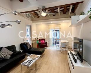 Living room of Apartment to rent in  Barcelona Capital  with Heating, Terrace and Internet