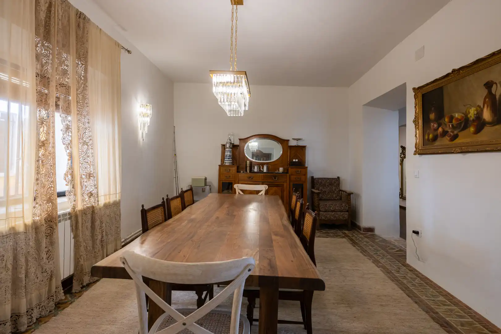 Comedor de Casa o chalet en venta en El Puente del Arzobispo con Aire acondicionado, Calefacción y Jardín privado