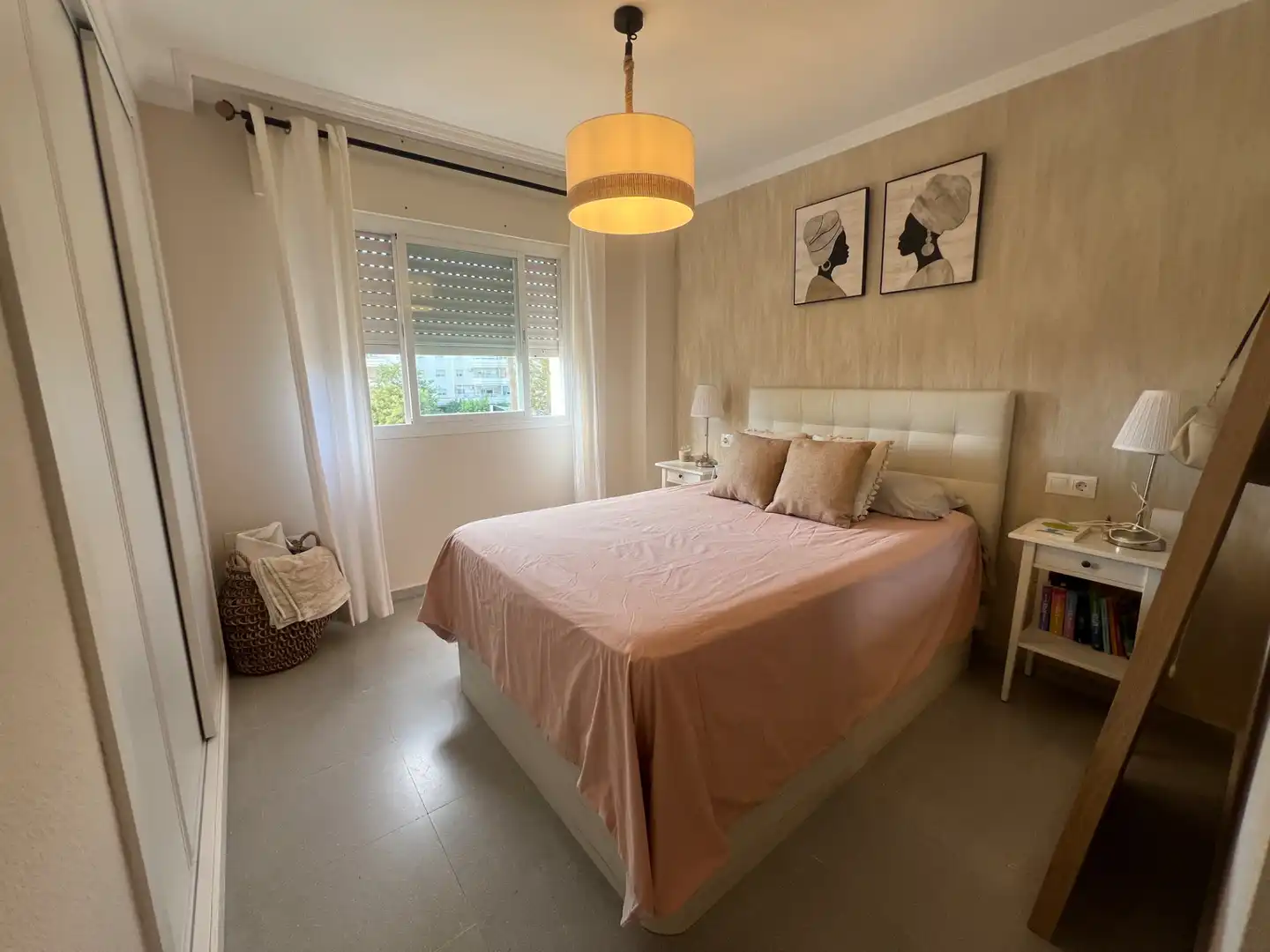 Bedroom of Flat for sale in Málaga  with Terrace and Community pool