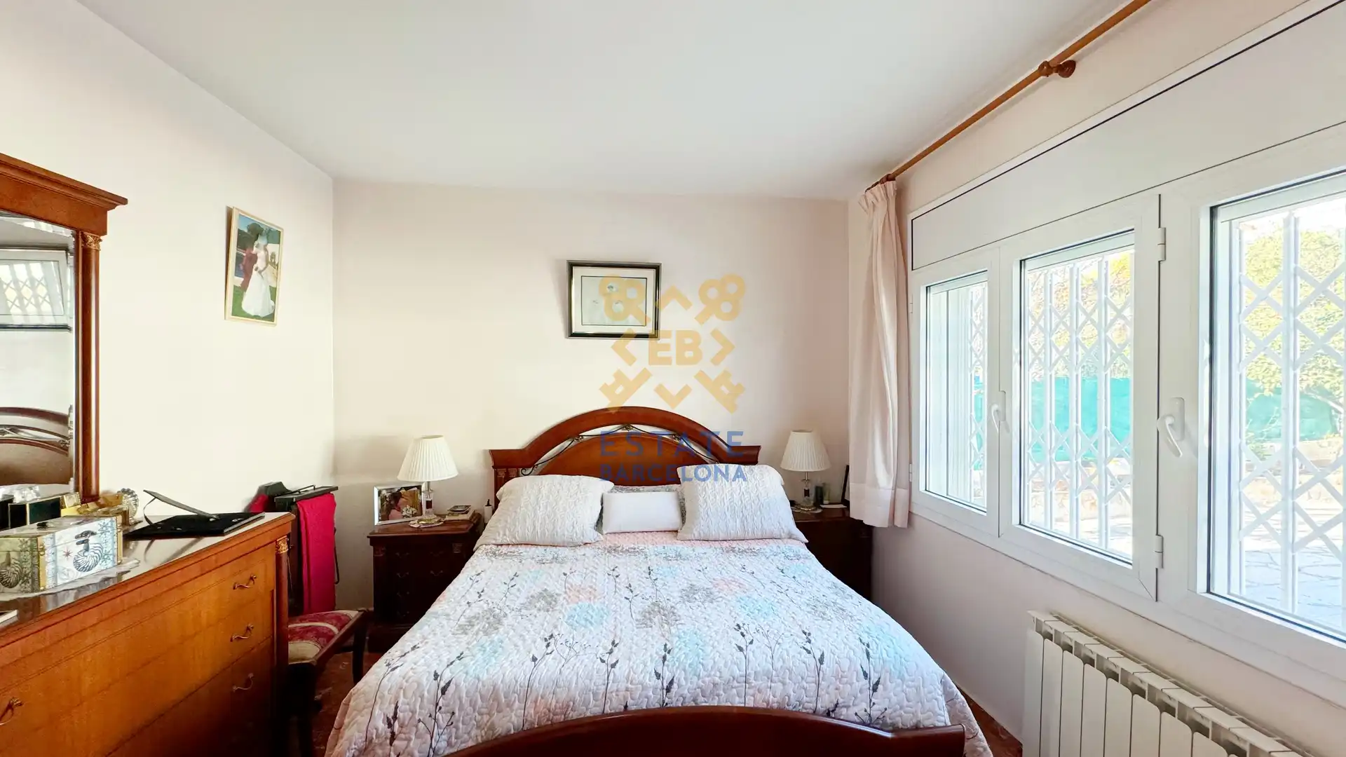 Schlafzimmer von Haus oder Chalet zum Verkauf in Lloret de Mar mit Klimaanlage, Heizung und Schwimmbad