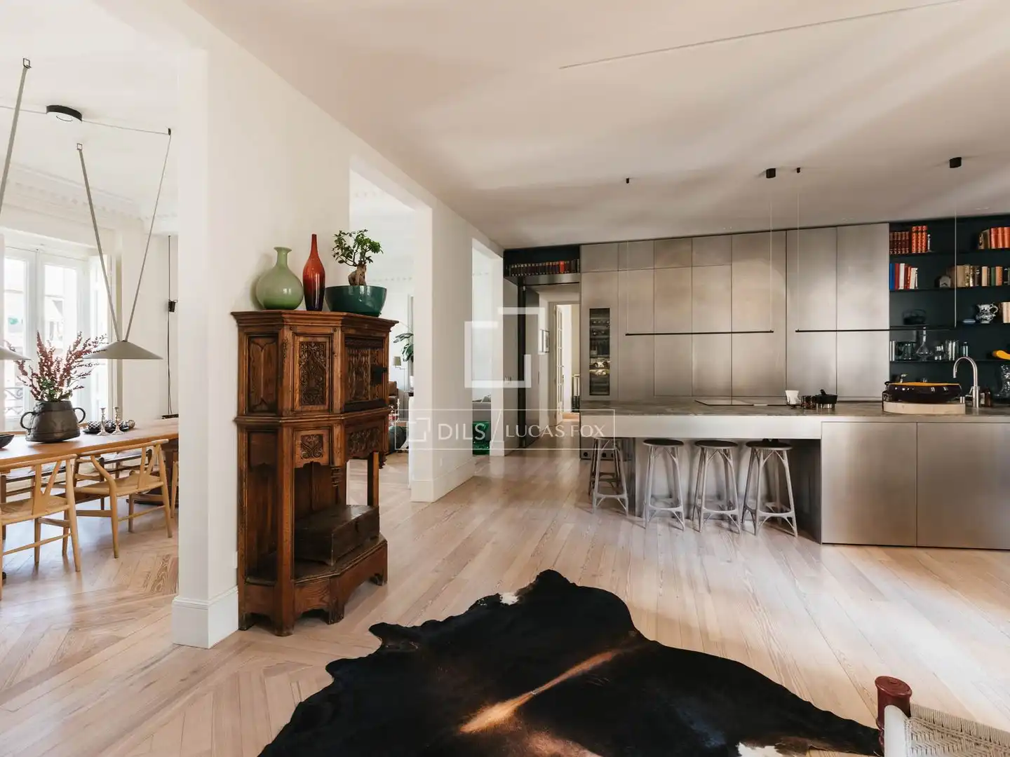 Cocina de Piso de alquiler en Salamanca con Aire acondicionado, Amueblado y Balcón