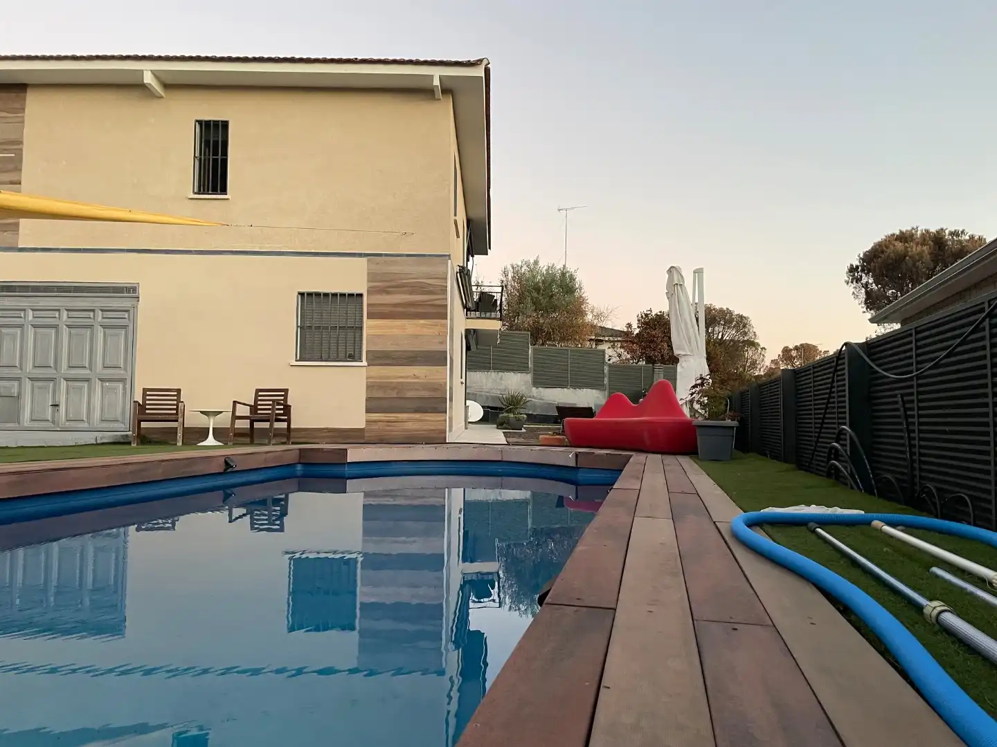 Piscina de Casa o xalet en venda en Navas del Rey amb Terrassa, Piscina i Balcó