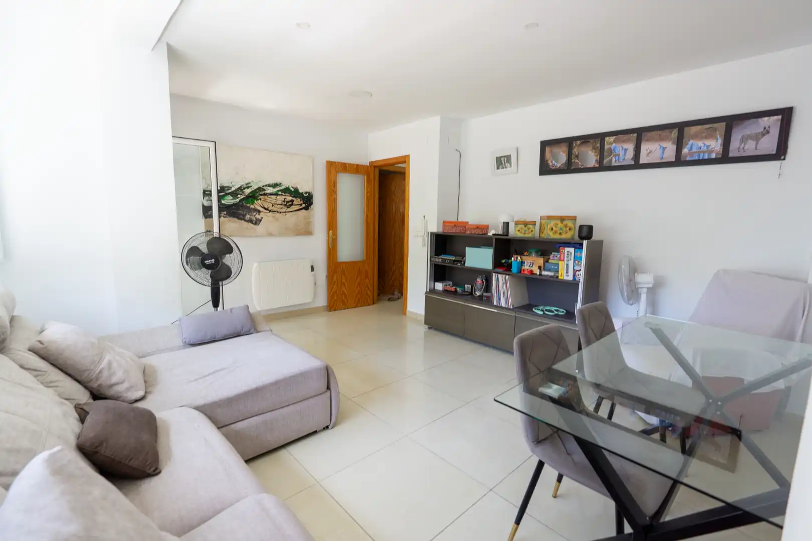 Living room of Flat for sale in Ibi  with Furnished and Balcony