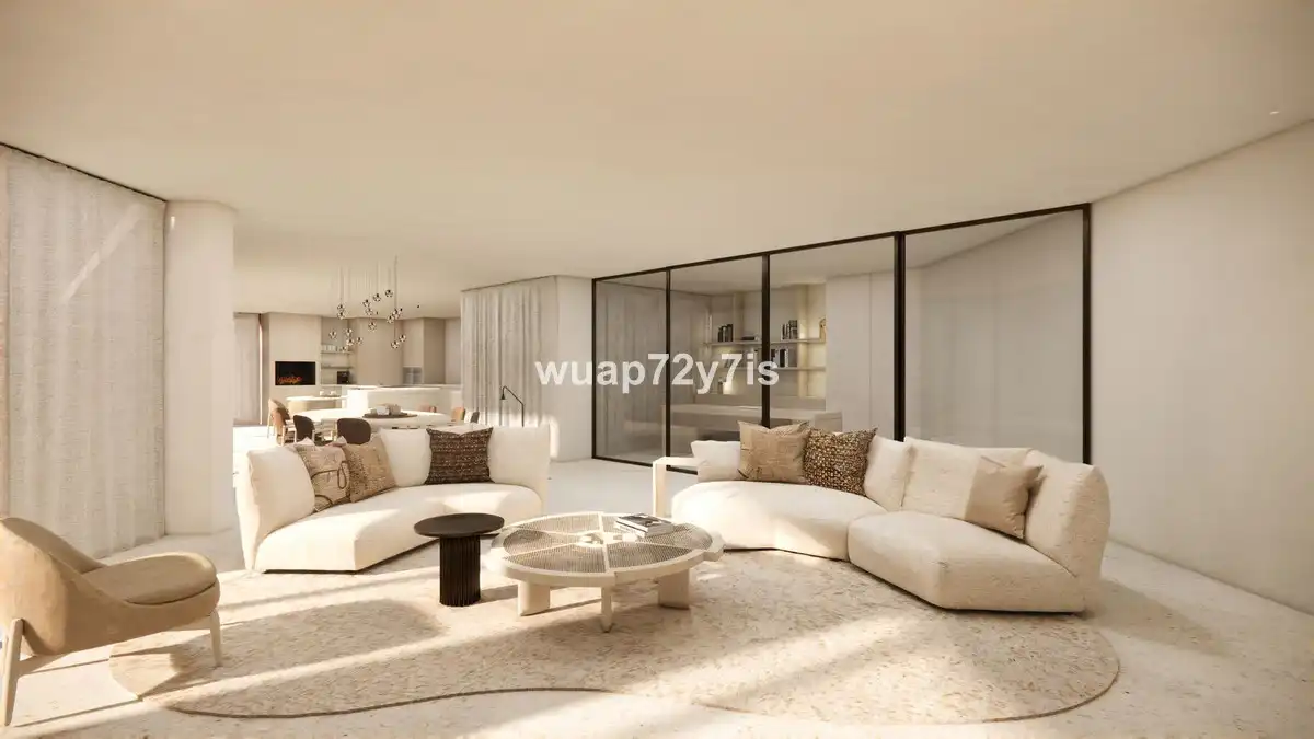 Sala de estar de Residencial en venta en San Pedro de Alcántara