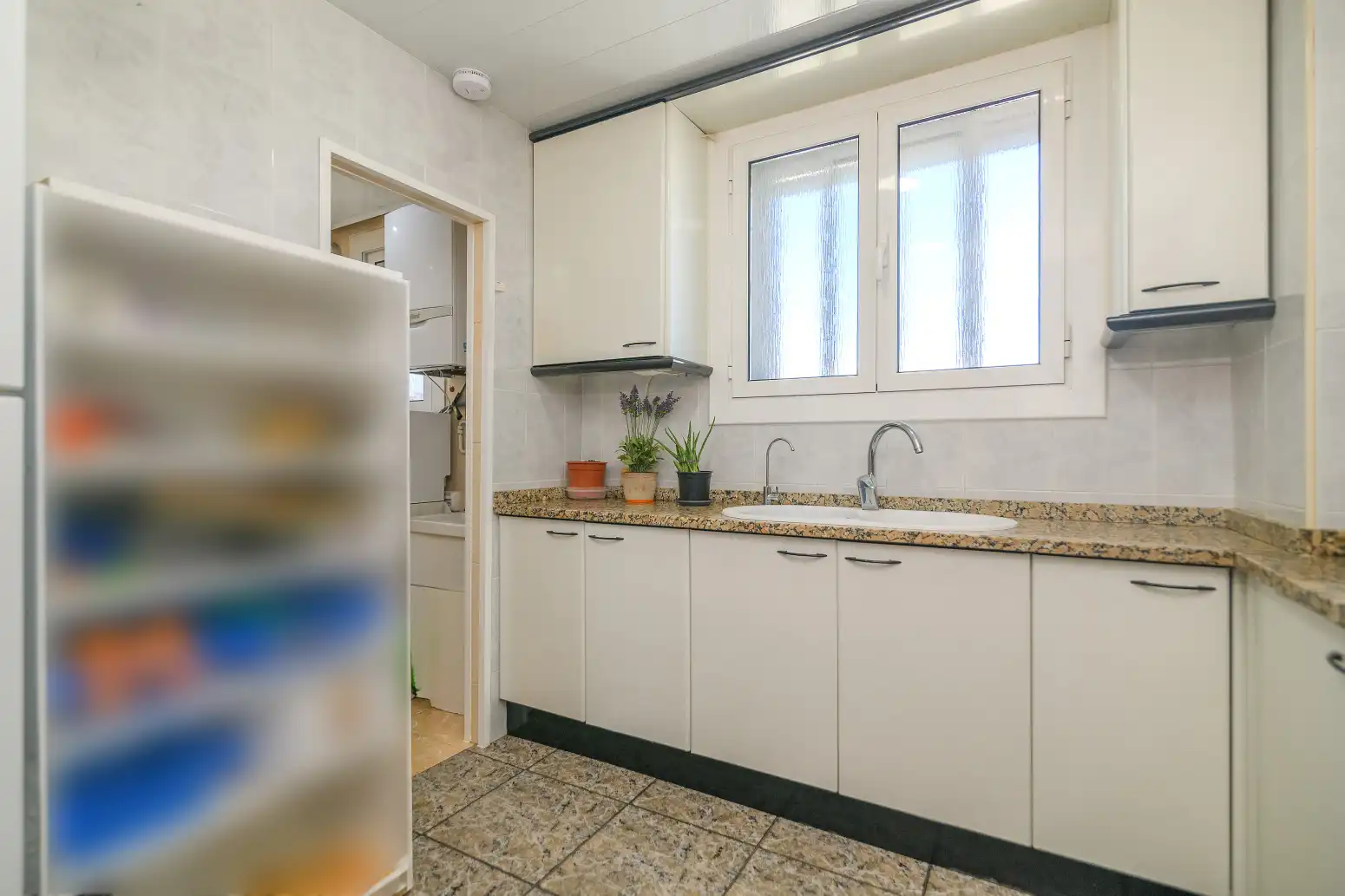 Kitchen of Flat for sale in Cornellà de Llobregat  with Air Conditioner, Heating and Storage room