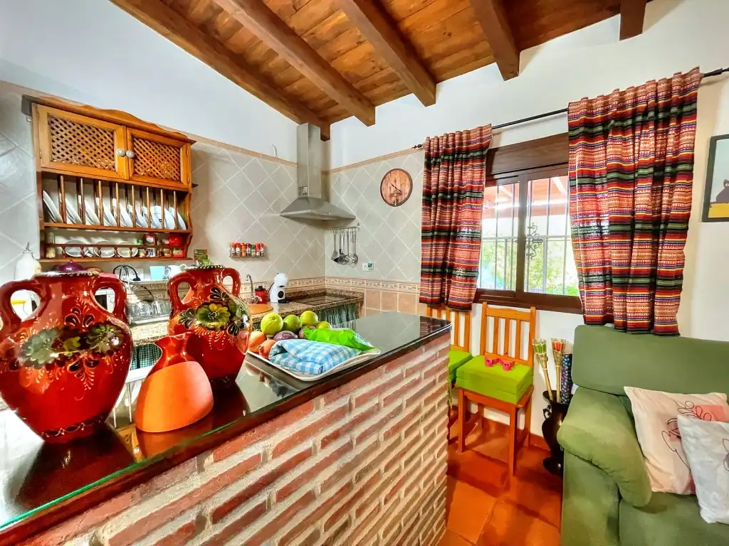 Kitchen of Country homes for sale in El Borge  with Air Conditioner, Private garden and Swimming Pool