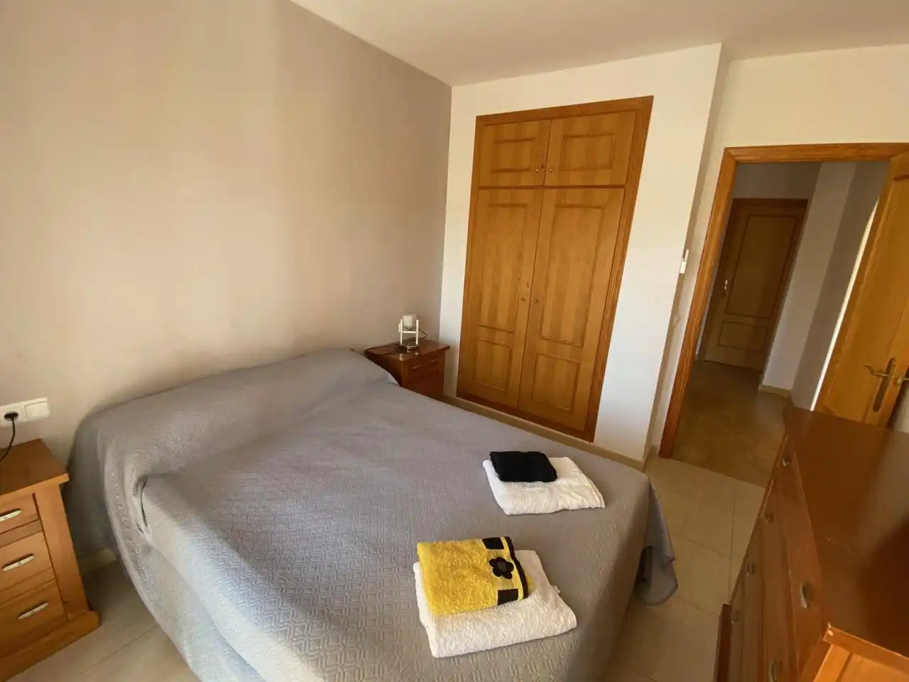 Bedroom of Flat for rent in Vera  with Air Conditioner, Terrace and Furnished