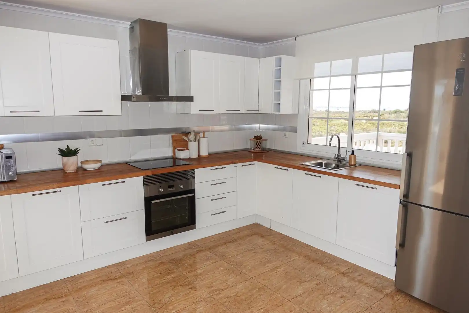 Kitchen of Houses for sale in La Manga del Mar Menor  with Air Conditioner, Heating and Private garden