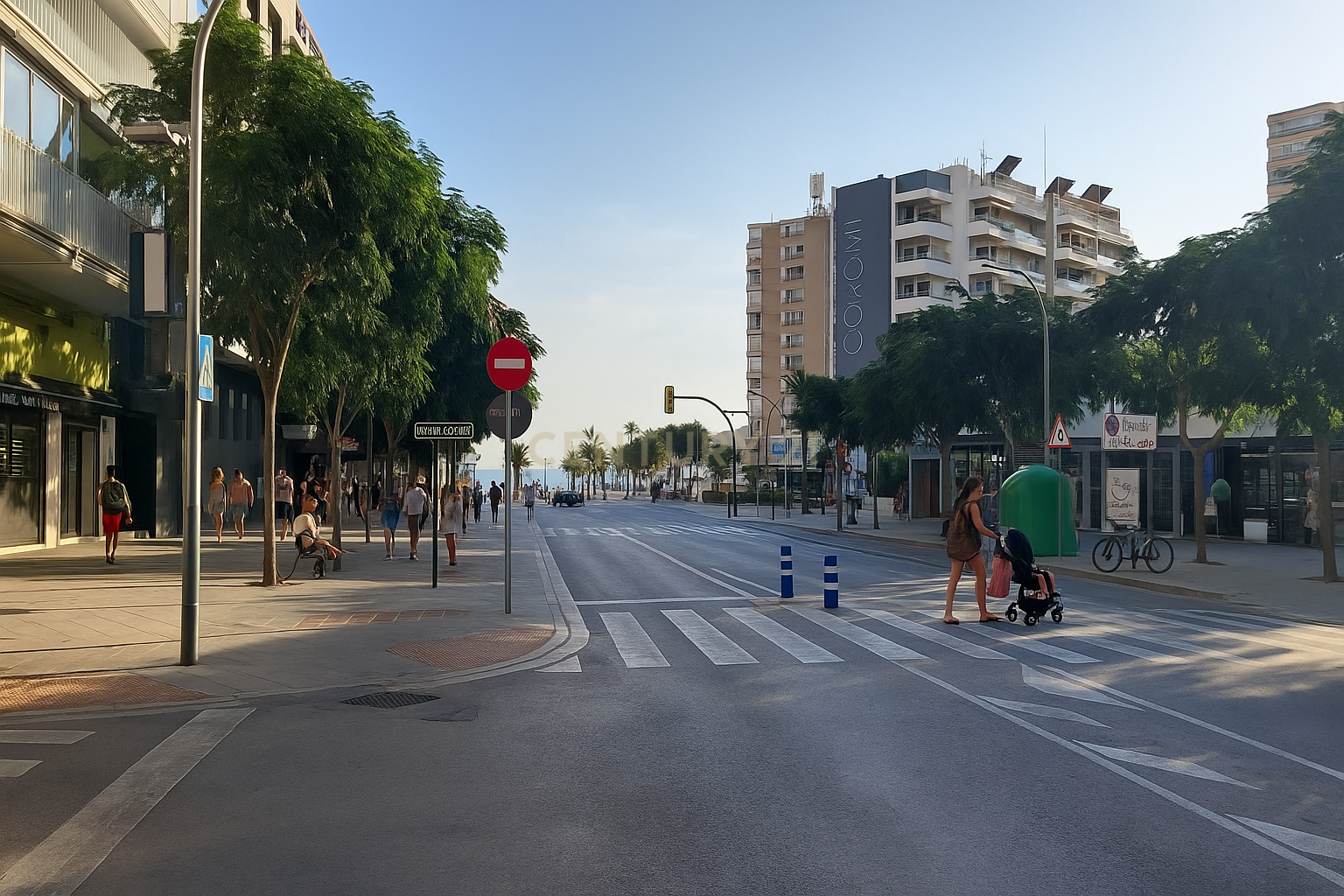 Vista exterior de Pis de lloguer en Benidorm amb Aire condicionat
