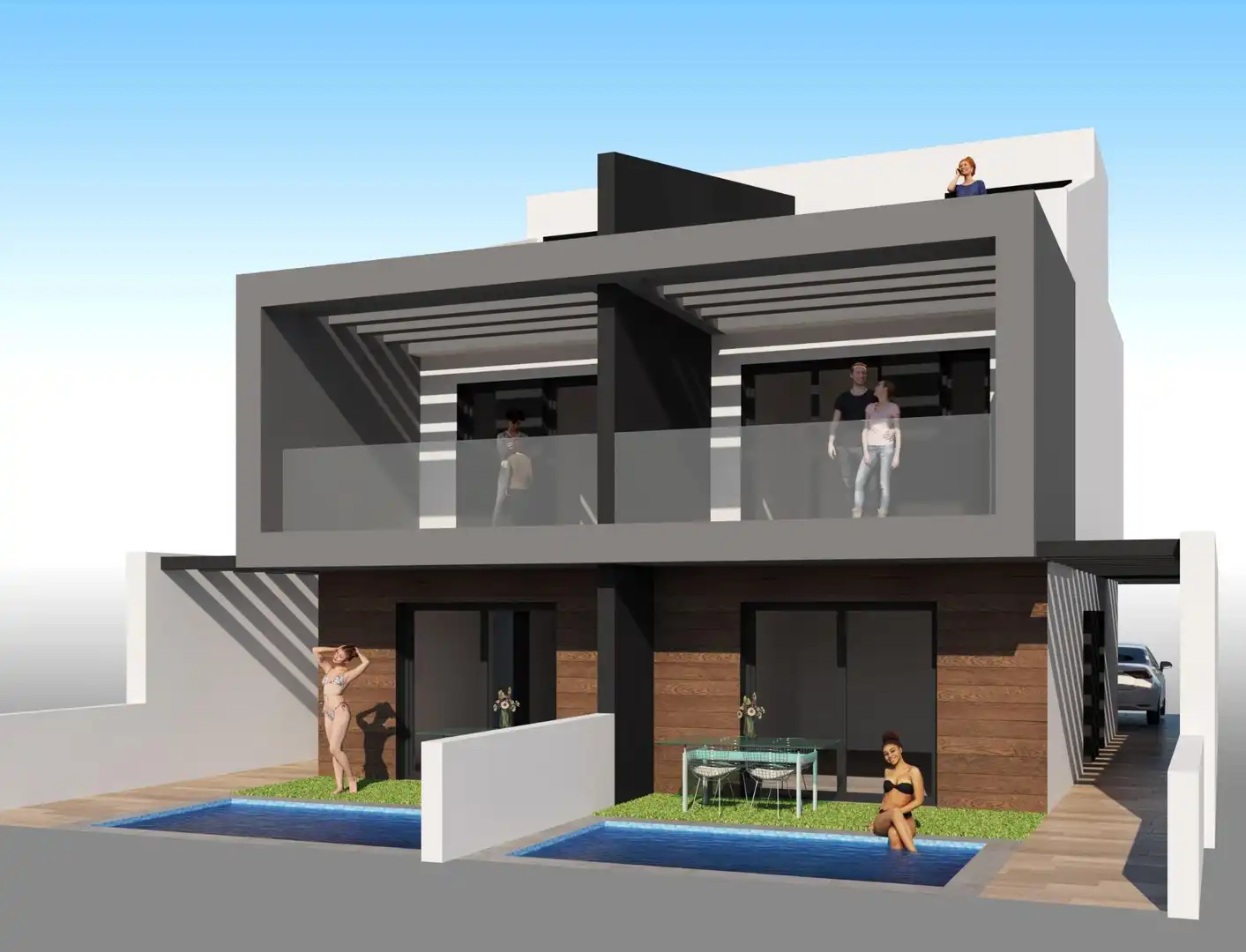 Logement avec piscine à vendre à Santiago de la Ribera